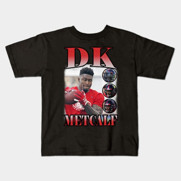 BOOTLEG DK METCALF VOL 5 Kids T-Shirt by hackercyberattackactivity